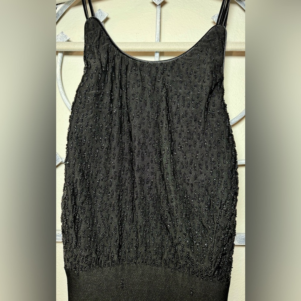 Bari-Jay 1990s Formal Beaded Maxi Dress #1794
